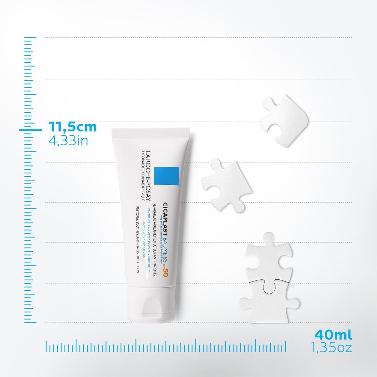 La Roche Posay ProductPage Damaged Cicaplast Baume B5 Spf50 40ml Baume B5 Spf50 40ml 3337875517300