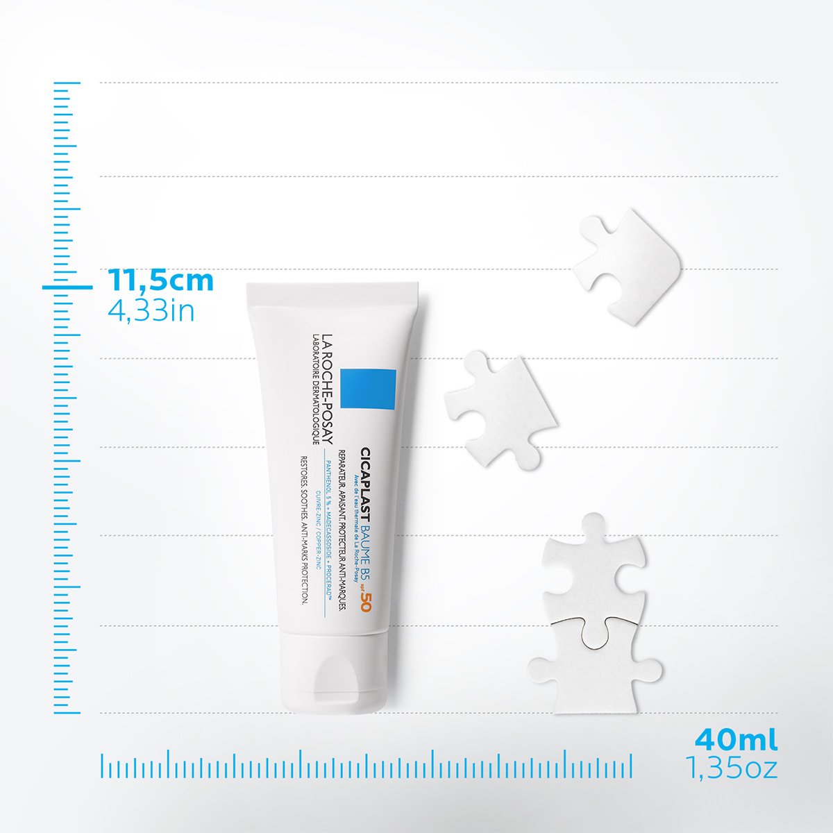 La Roche Posay ProductPage Damaged Cicaplast Baume B5 Spf50 40ml Baume B5 Spf50 40ml 3337875517300