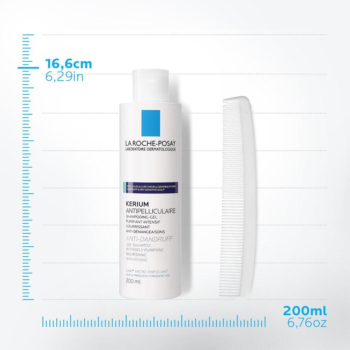 La Roche Posay ProductPage Kerium Anti Dandruff Gel Shampoo 200ml 3433
