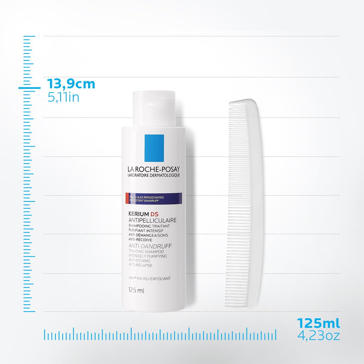 La Roche Posay ProductPage Kerium DS Anti Dandruff Treating Shampoo 12