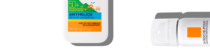 La Roche Posay Sunscreen Anthelios range page top