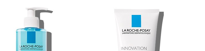 La Roche Posay sensitive skin toleriane range page bottom